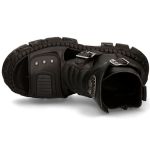 Sandales New Rock Bio en Cuir Vegan Noir