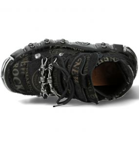 Chaussures New Rock Metallic à Noires