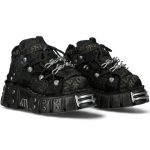 Chaussures New Rock Metallic à Noires