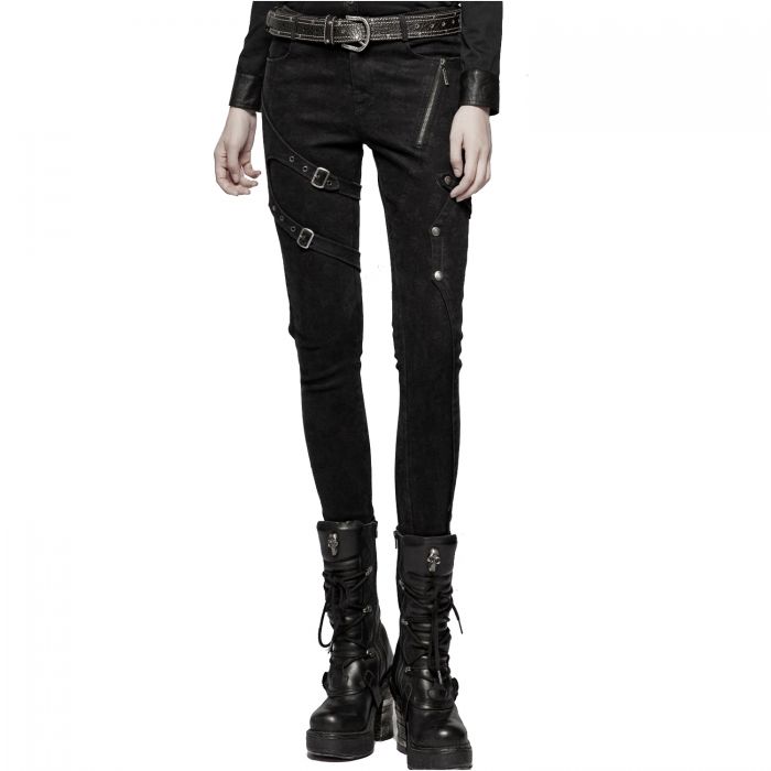 Black 'Gothic Trooper' Pants