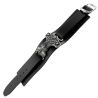 Black Thunderhammer Leather Wrist Strap