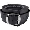 Black Thunderhammer Leather Wrist Strap