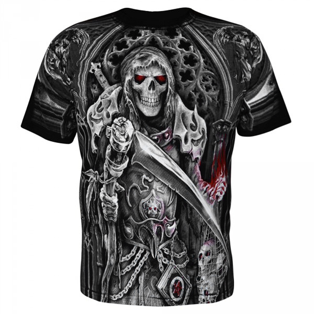 Grateful Dead Spiral Skeletons Black T-Shirt - XL