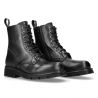 Bottines New Rock Newmili en Cuir Noir